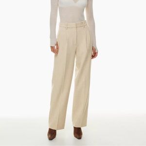 NWOT Wilfred The Effortless Pant: Heather Oat Beige